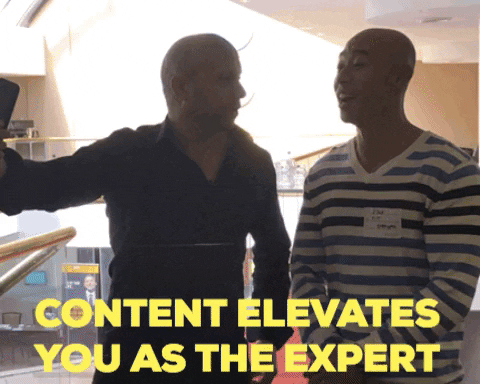Content marketing elevates you as the expert